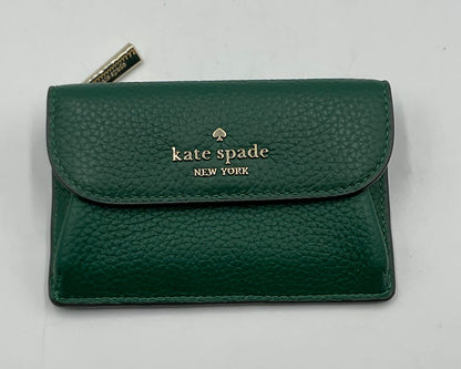 Kate Spade New York Forest Green Pebble Design Leather Wallet
