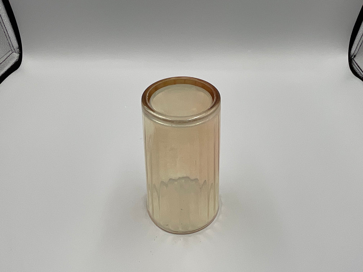 Jeannette Glass Finlandia Marigold Tree Bark Carnival Tumbler (5)