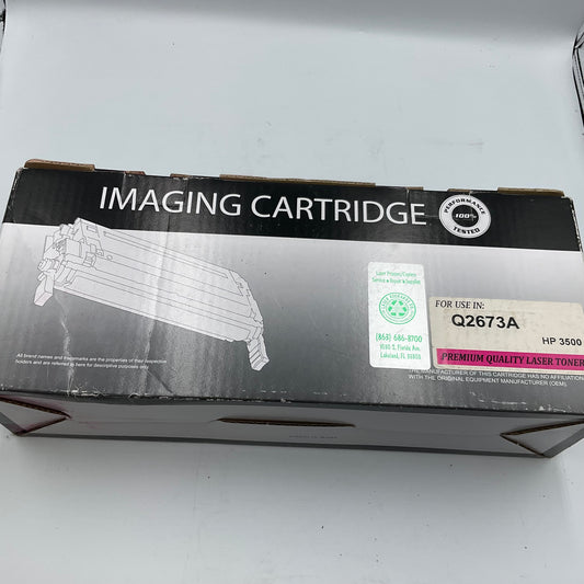 Premium Quality Laser Toner Printer Imaging Cartridge Magenta Q2673A HP3500