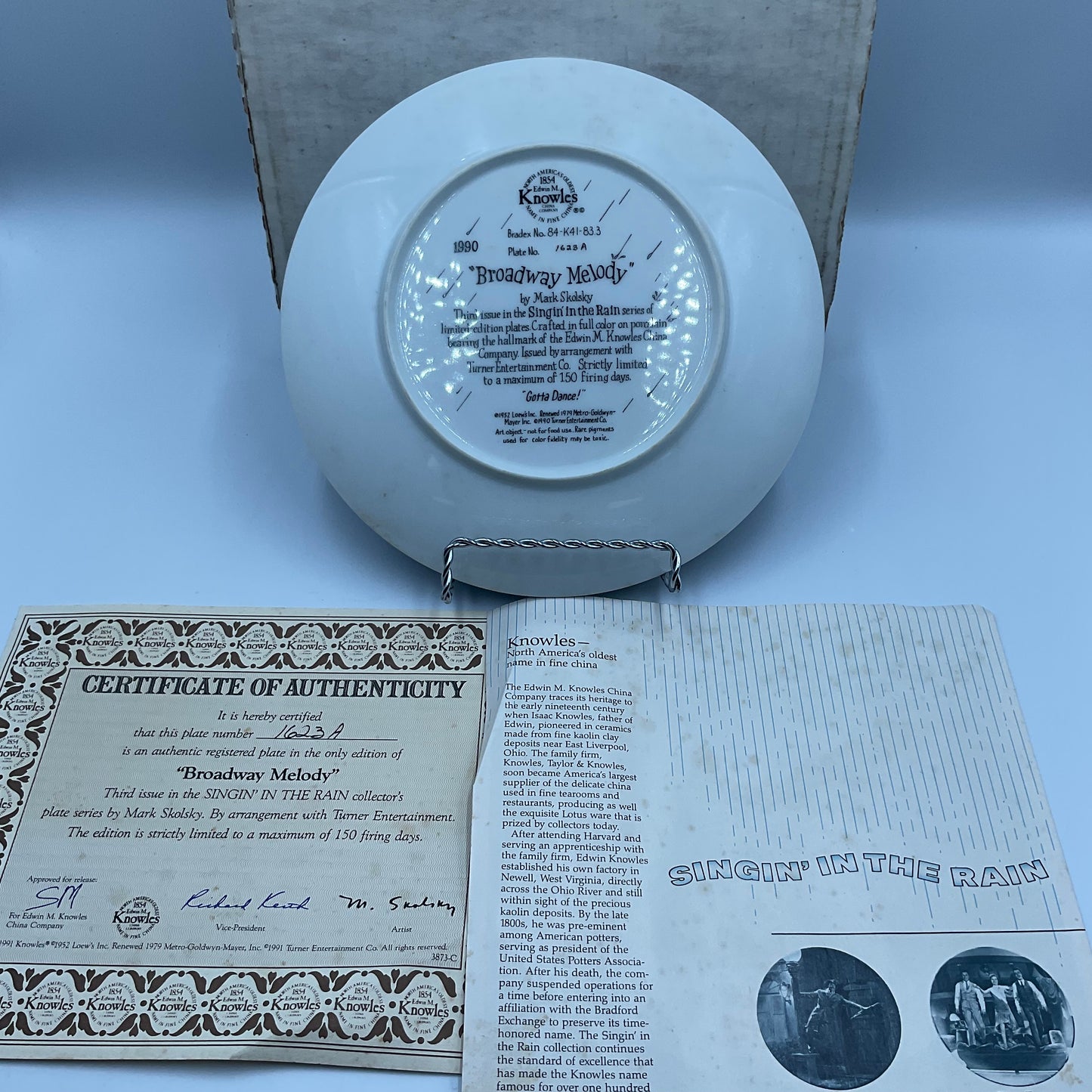 The Edwin M.Knowles China Co. Broadway Melody By Mark Skolsky