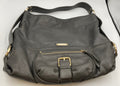 Michael Kors Beverly Black Pebbled Leather Hobo Handbag