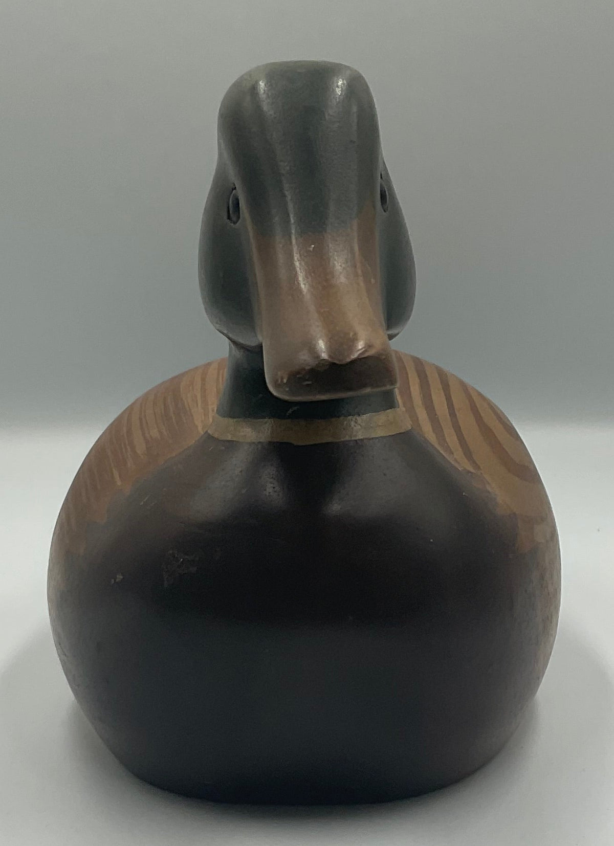 Vintage Hand Carved Wooden Mallard Hen Duck Decoy