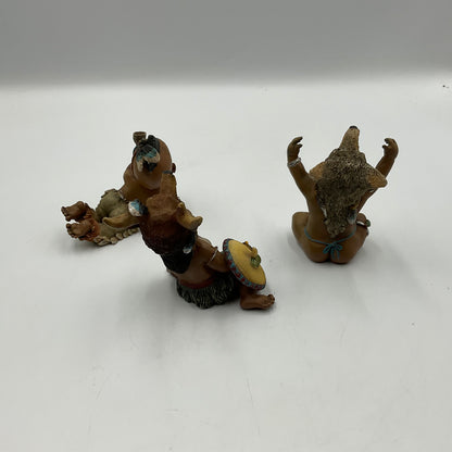 Vintage Resin “Indian Child” Figurines