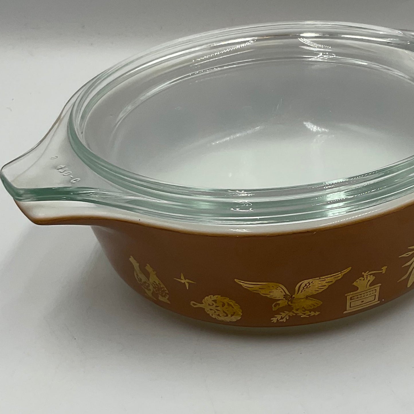 Vintage Pyrex Casserole Dish with Lid