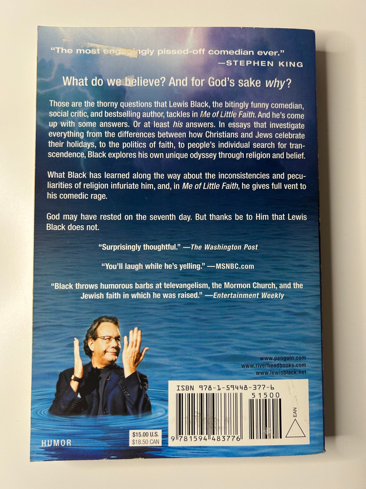 Lewis Black: Me of Little Faith More Me! Less Faith!