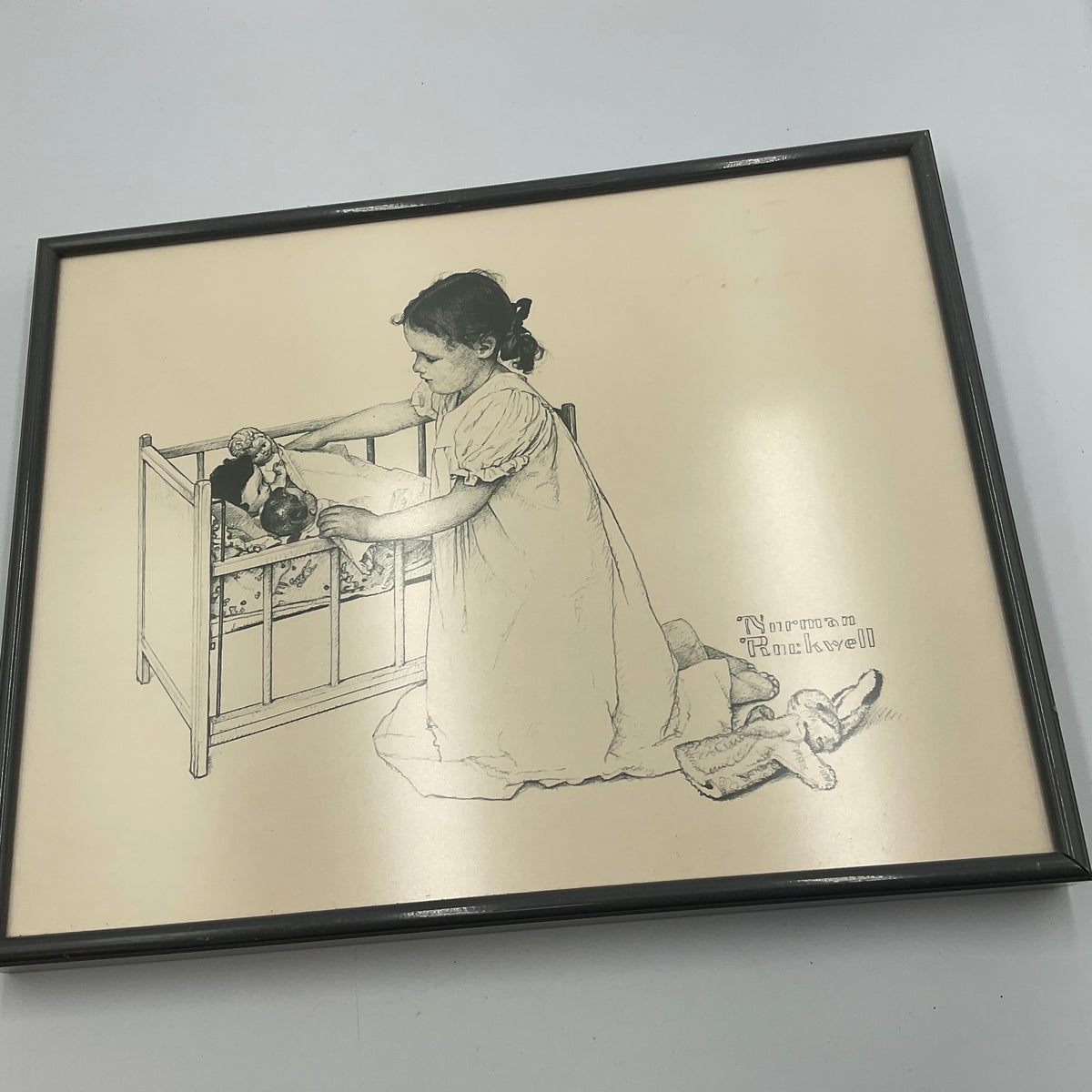 Norman Rockwell Framed Print Vintage Wall Art