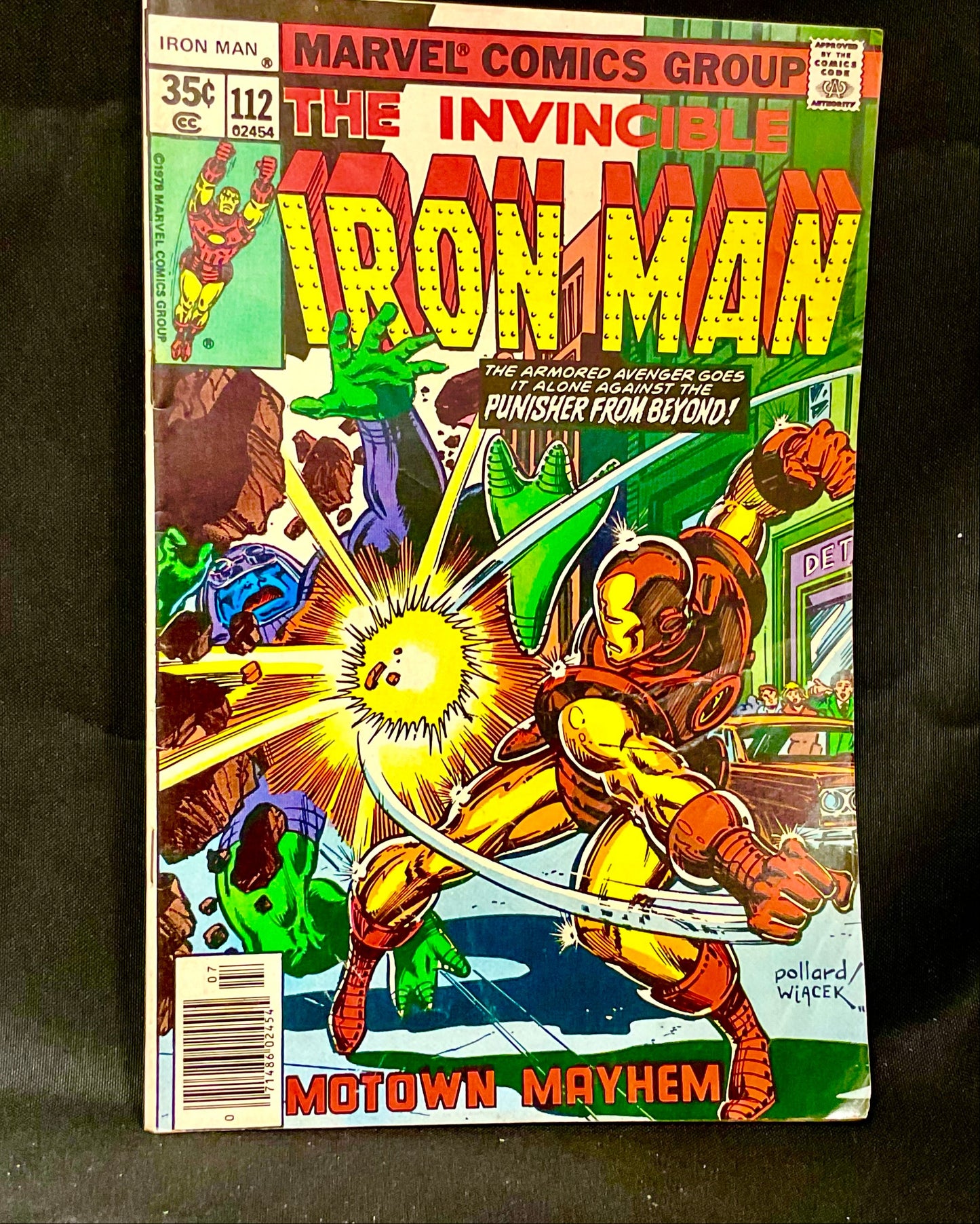 The Invincible Iron Man Comic ISSUE #112 Iron Man (1968) #112