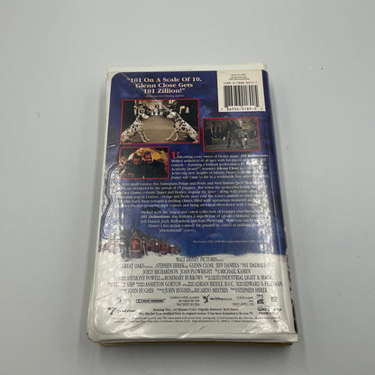 Disney’s 101 Dalmatians Live-Action VHS Tape Starring Glenn Close