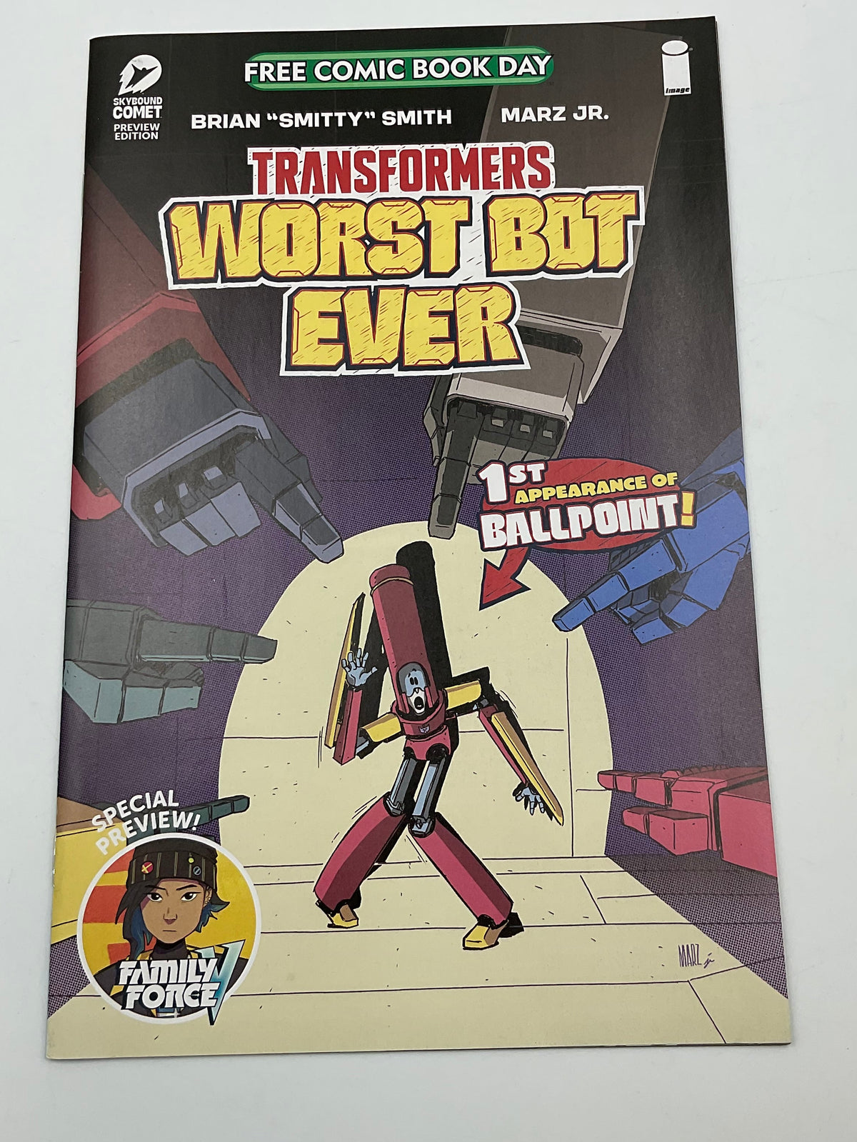 Transformers Worst Bot Ever FCBD Preview Edition 2025 BallPoint Comic