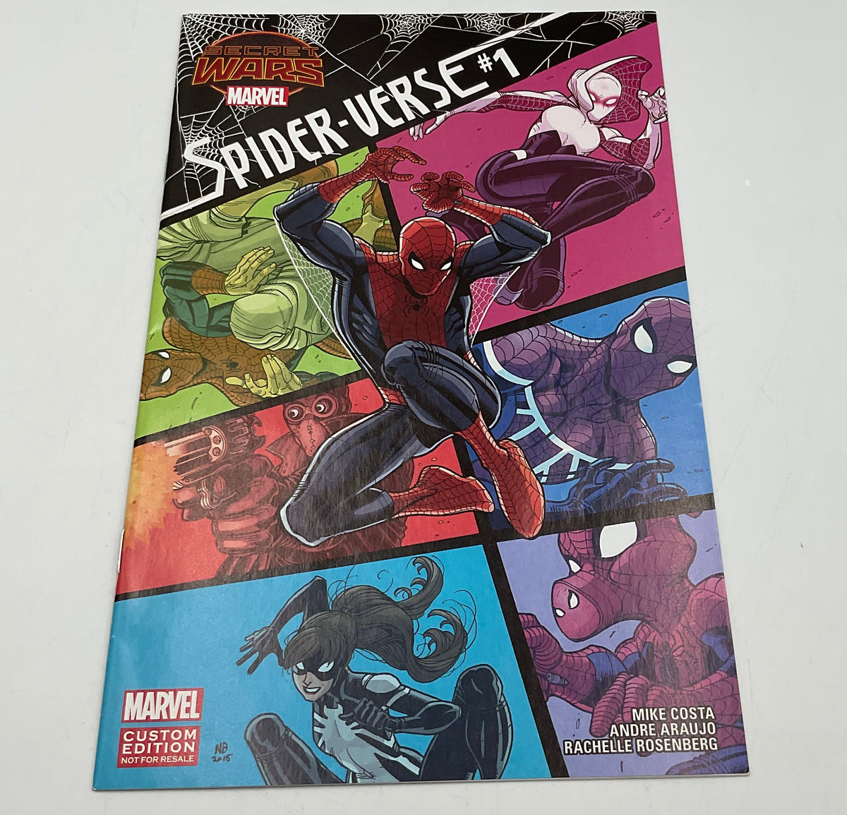 Spider-Verse #1 Custom Edition 2015 Marvel Secret Wars Comic Book