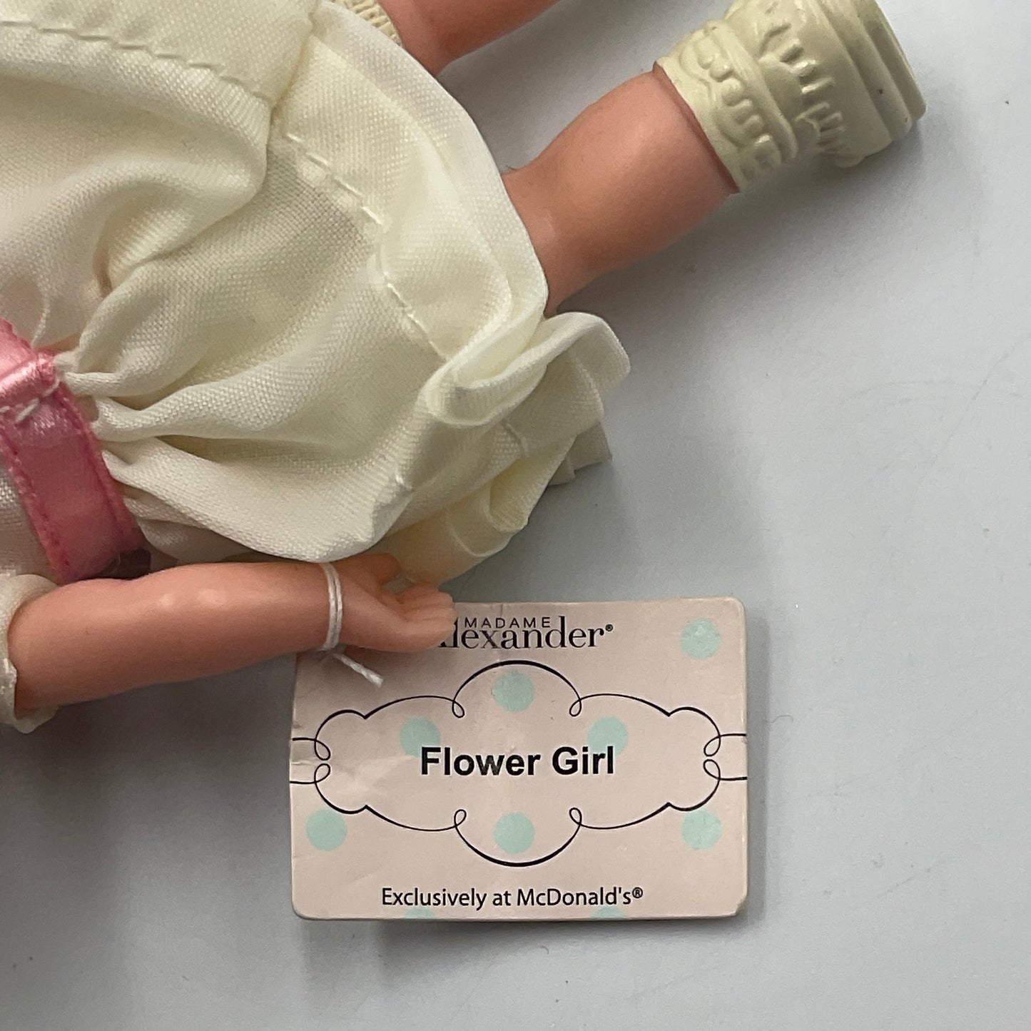 Madame Alexander Vintage 2003 Flower Doll Original Outfit Wrist Tag