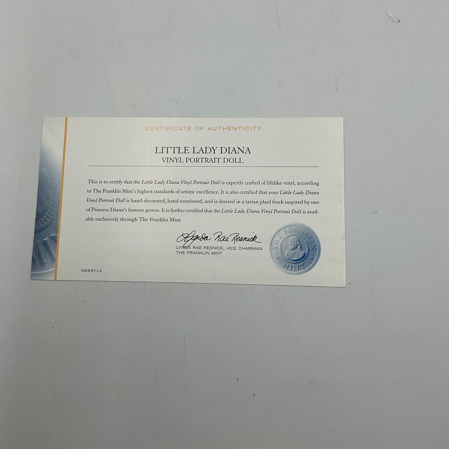 Little Lady Diana Doll