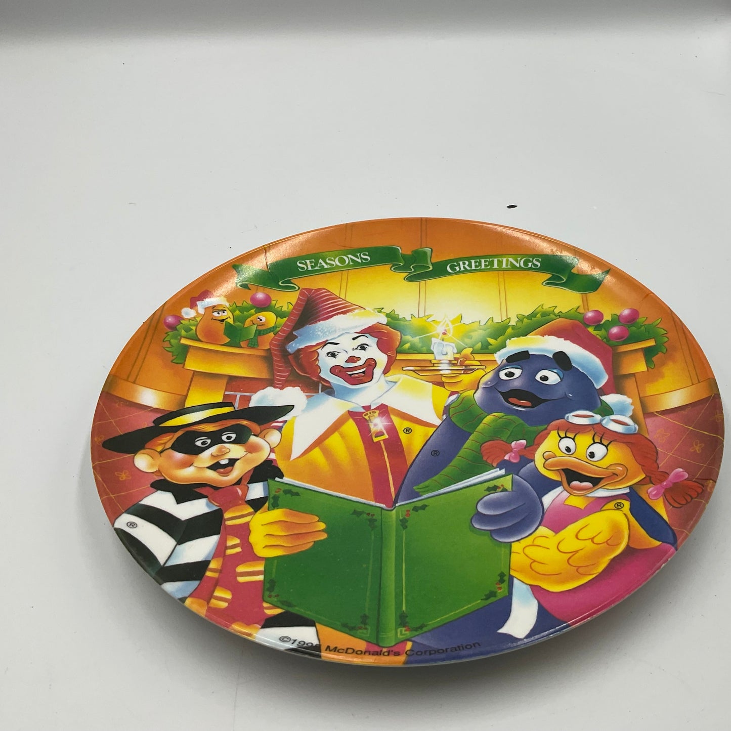 SKIP  Set of 5 - Vintage 90s Ronald McDonalds holiday Plates