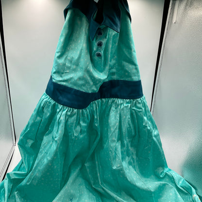 Disney’ Parks Dress Aqua Blue Magic KIndom’s Women’s Dress size Large