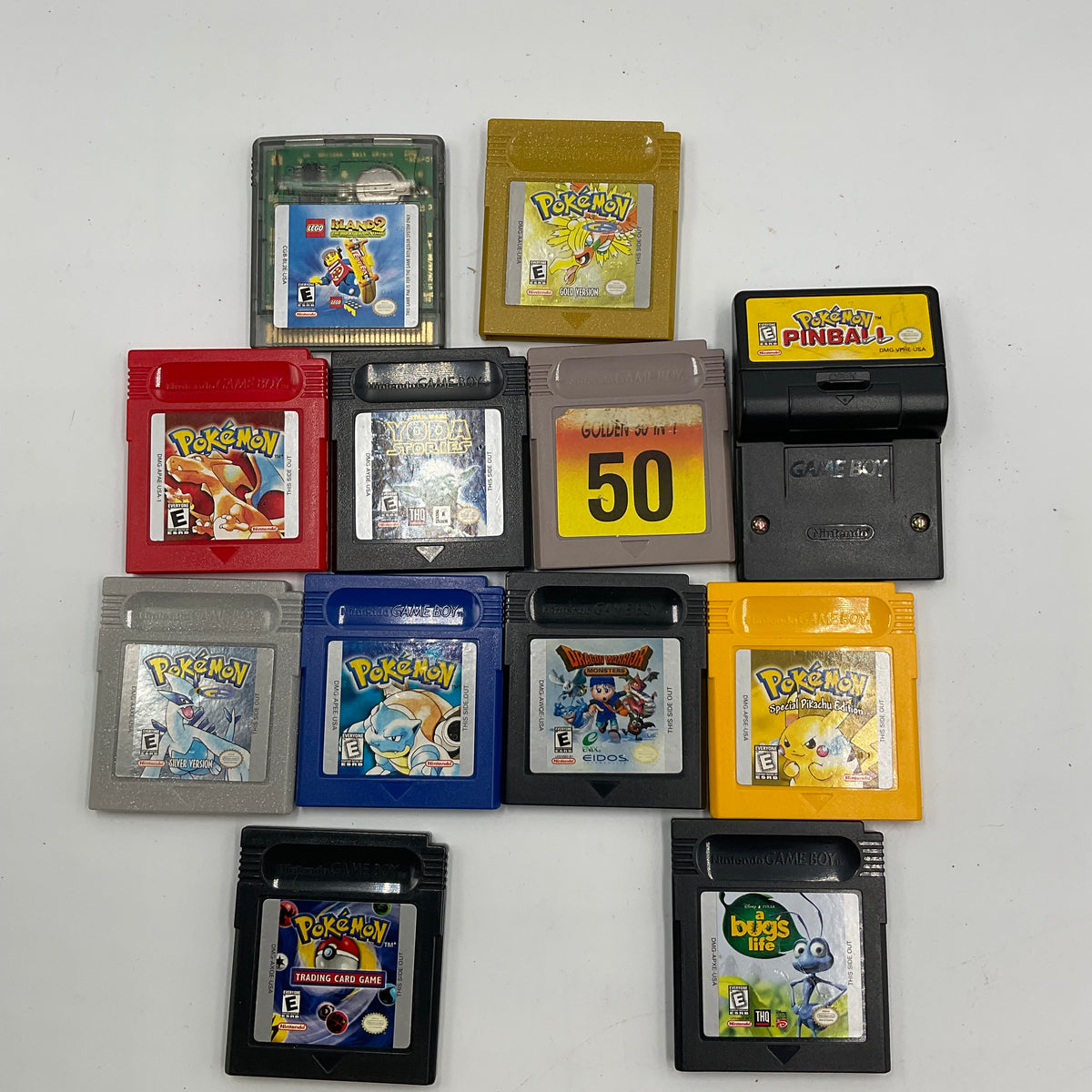 Game Boy Game Cartridges (12 Total )