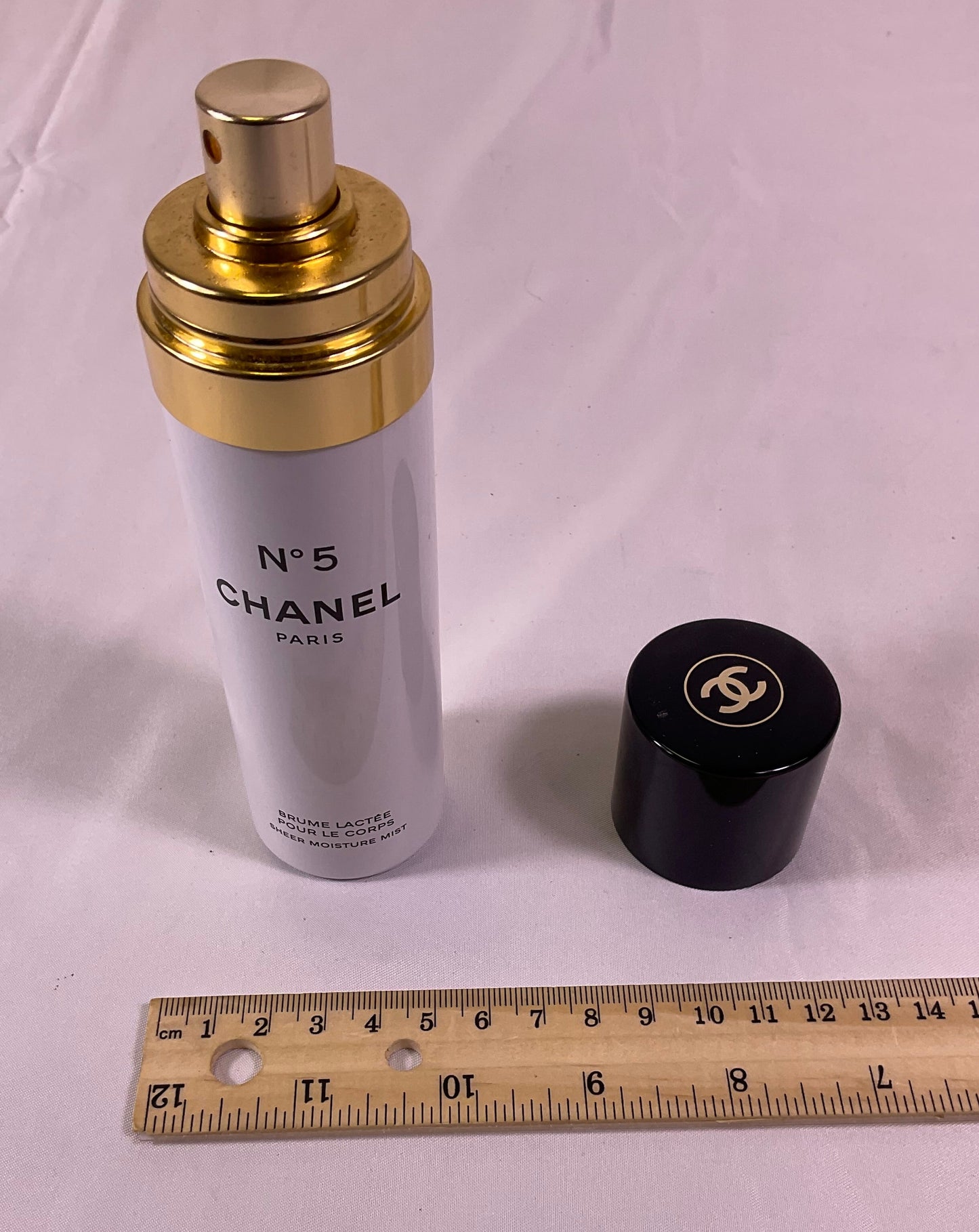Chanel Number 5 Sheer Moisture Mist 3.4 fl oz Used 1.7 fl oz Perfume