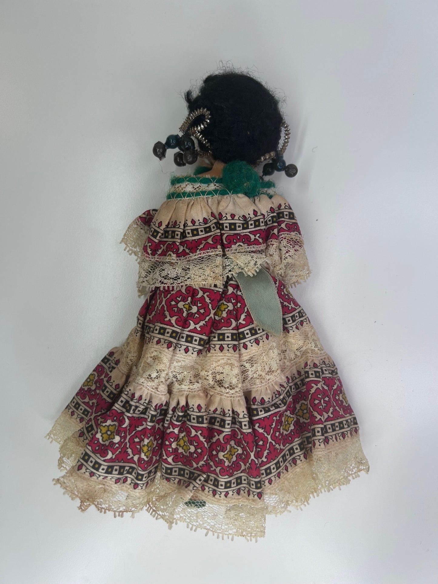 Handmade Authentic European Folk Doll Vintage Antique Eyes Open and Close