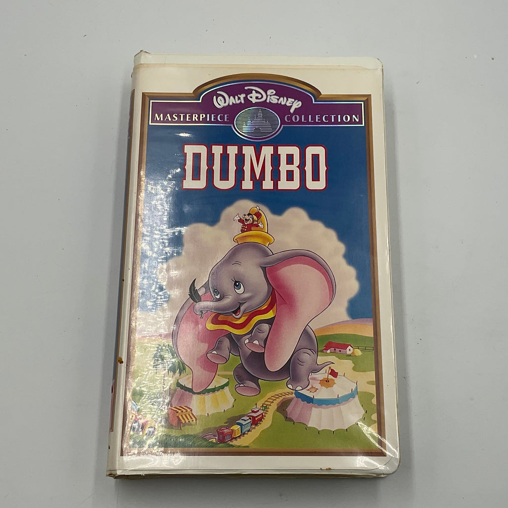 Walt Disney Masterpiece Collection Dumbo VHS Tape with Clamshell Case