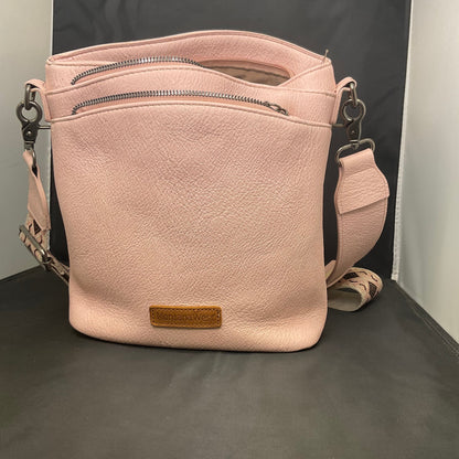 Rose Leather Montana West Crossbody Bag