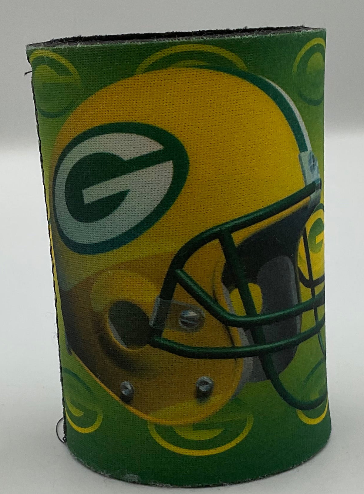 Neoprene Can Koozie Green Bay Packers Helmet Beverage Insulator