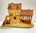 David Winter Cottages Vintage "Market Street" 1980 Handmade & Painted