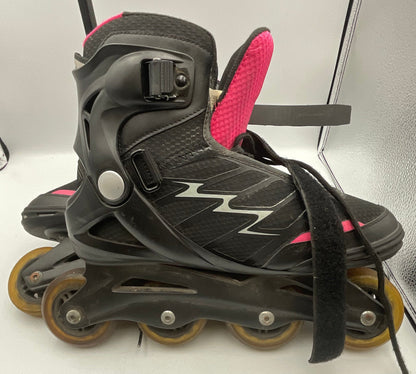 Advantage Pro Bladerunner Roller Blades Pink Black Womens Size 12