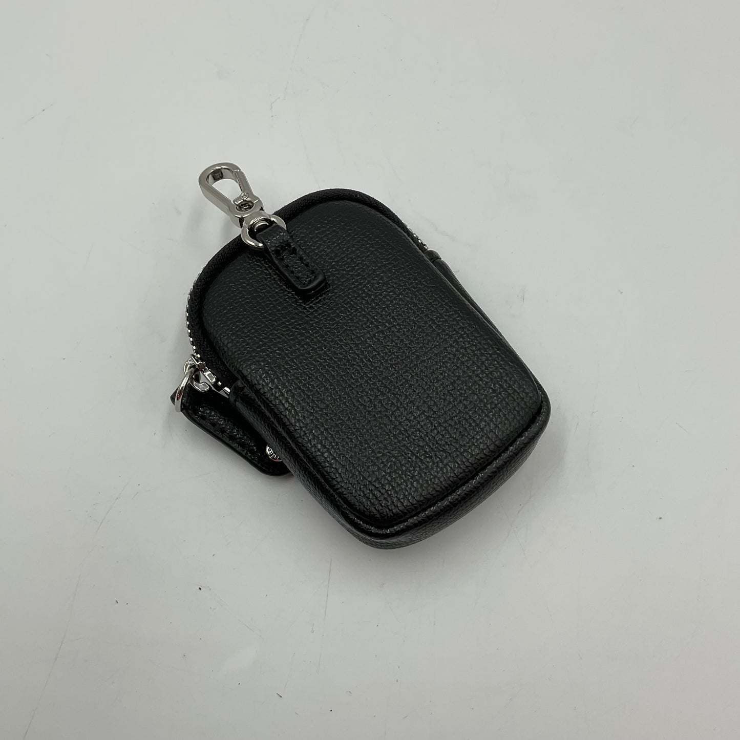 Karl Lagerfeld Black Faux Leather Pouch