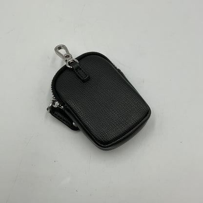 Karl Lagerfeld Black Faux Leather Pouch