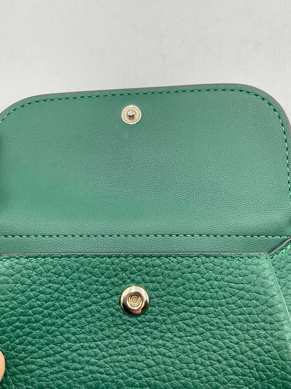 Kate Spade New York Forest Green Pebble Design Leather Wallet