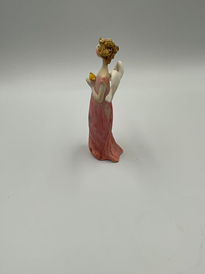 Vintage Roman Inc.Figurine Pink Angel 3