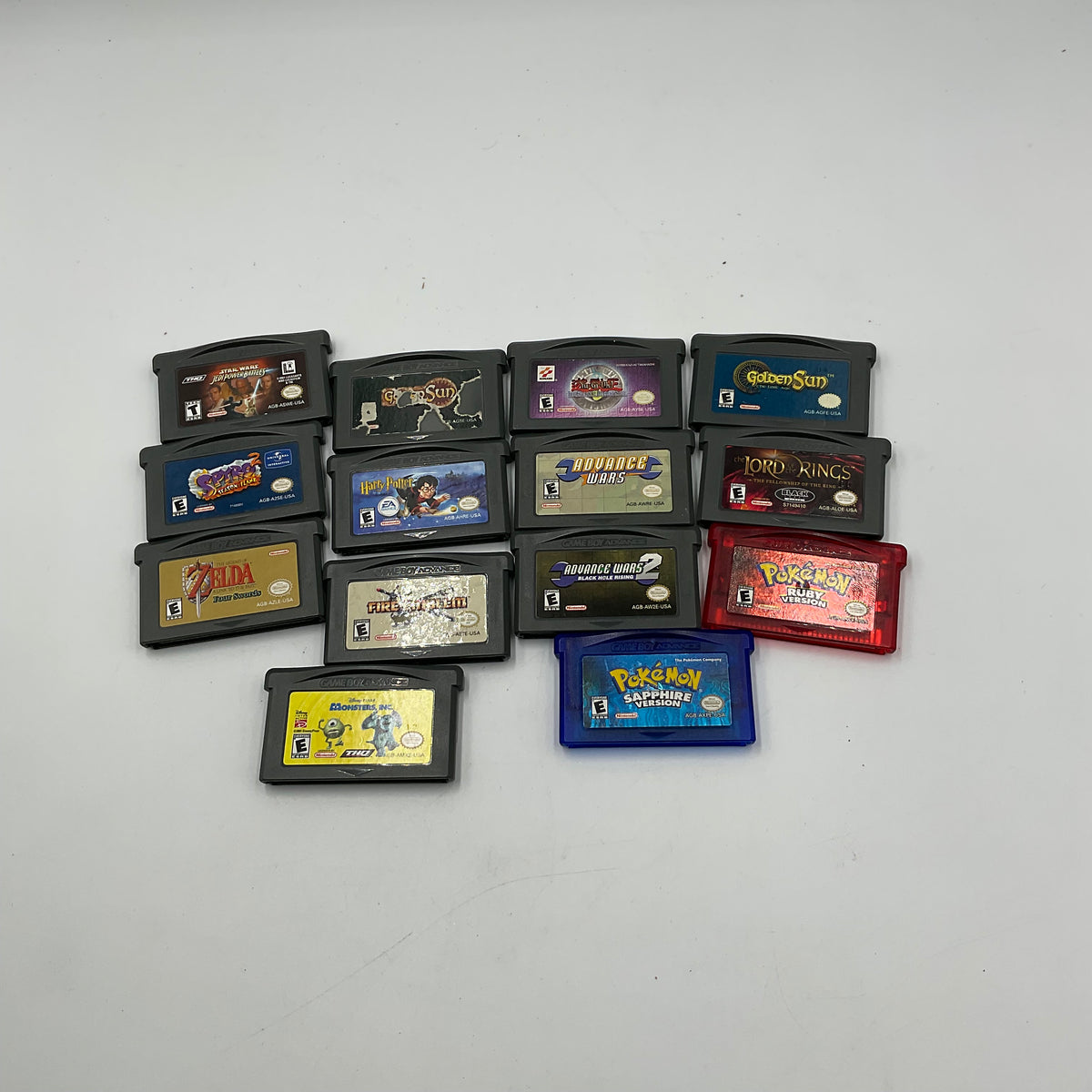 Game Boy Advance Game Cartridges (14 Total)
