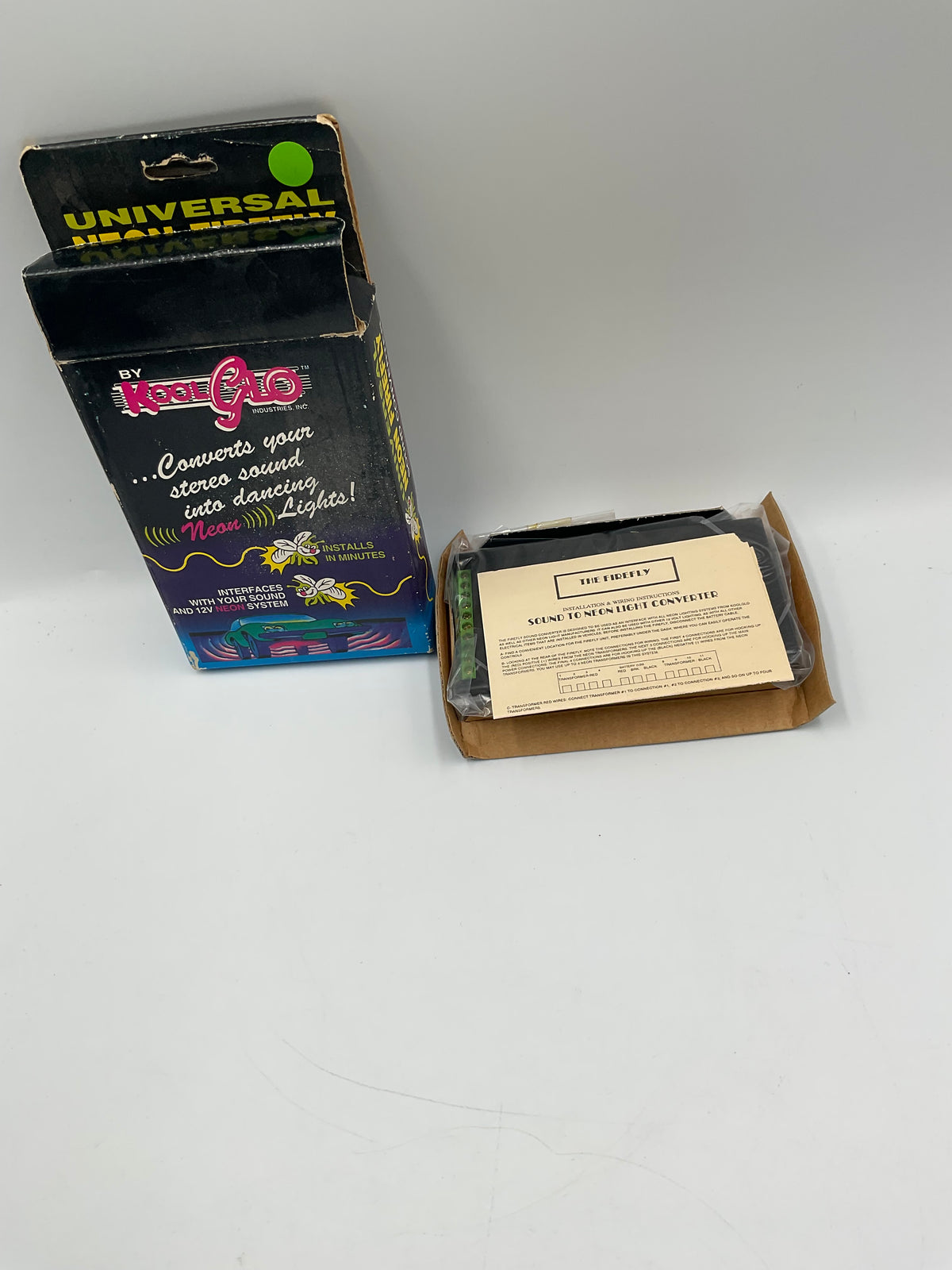 Vintage Kool Glo Universal Neon Firefly