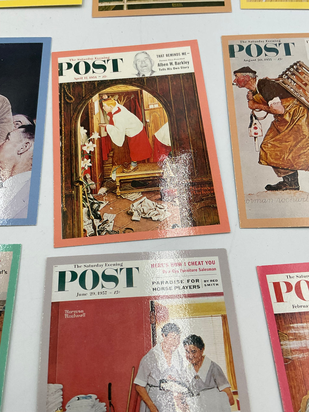 Vintage 1993 Norman Rockwell Series 2 Trading Card Lot