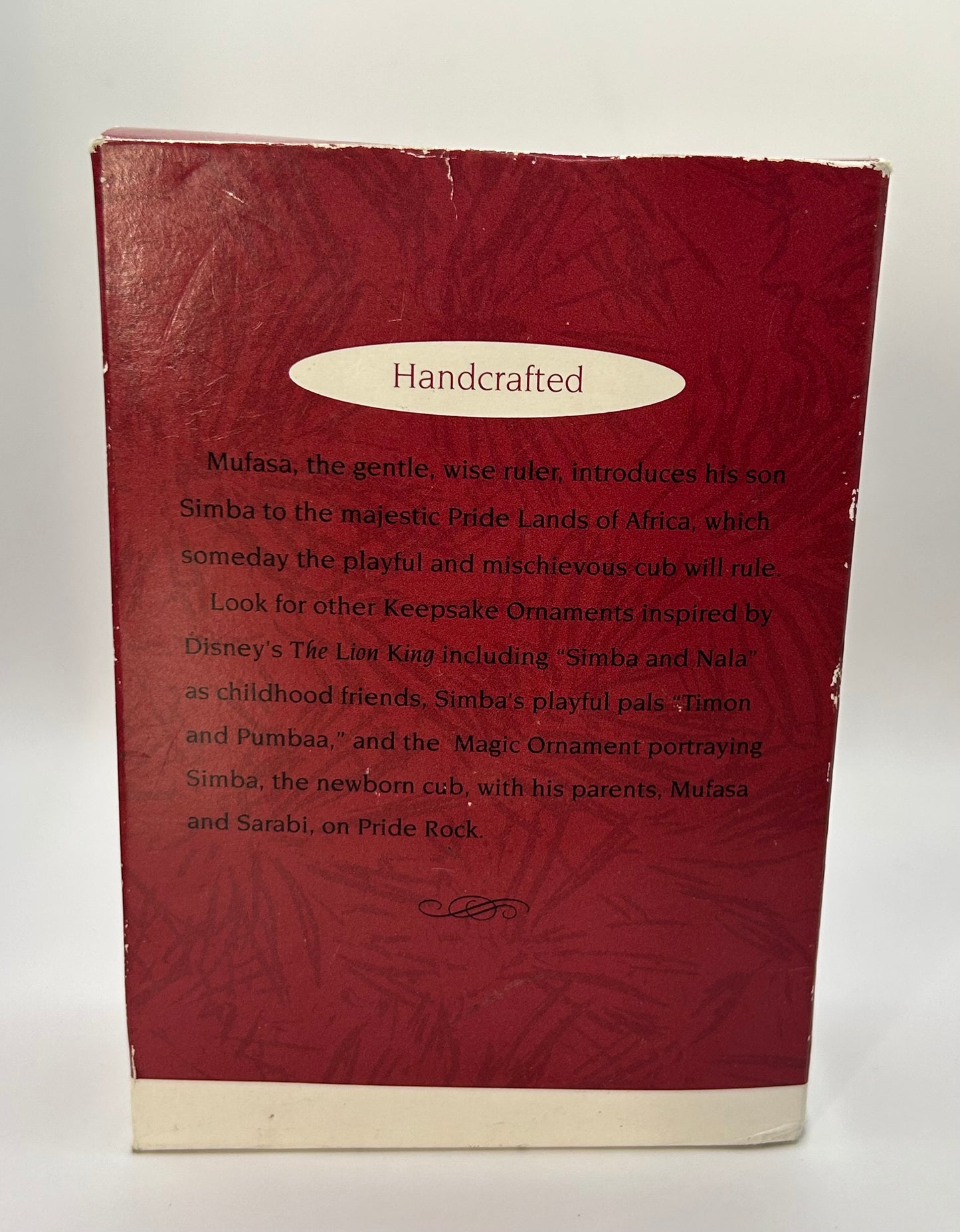 The Lion King Christmas Ornament Hallmark Keepsake