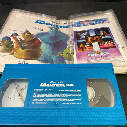 Disney Pixar Monsters Inc. VHS Tape