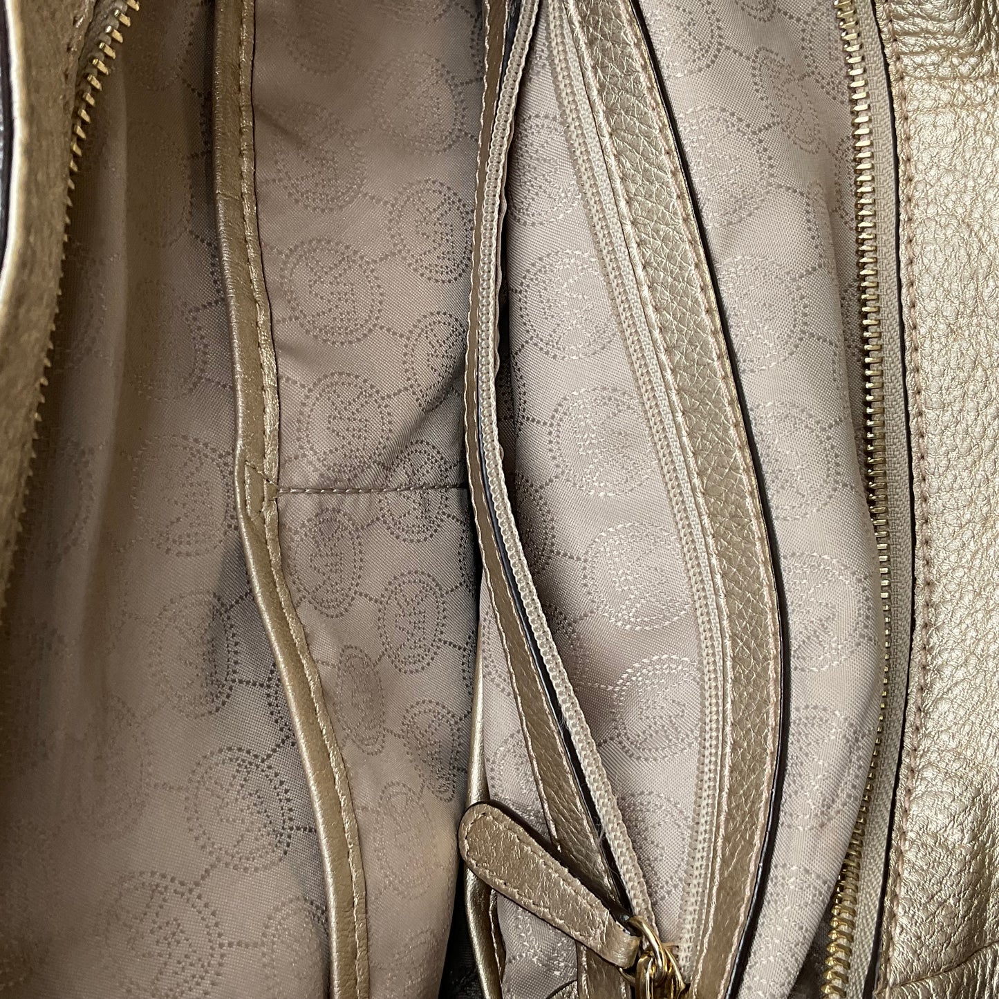 Michael Kors Large Gold Purse