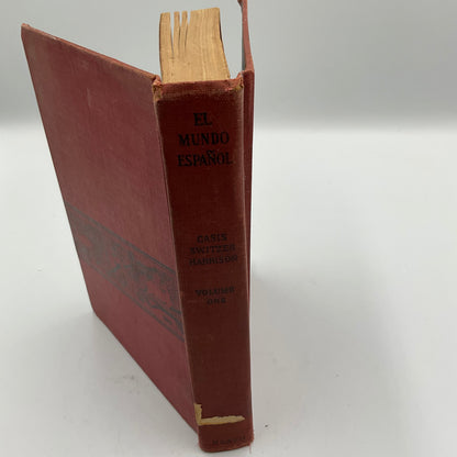 El Mundo Espanol Volume 1 Hardcover Book