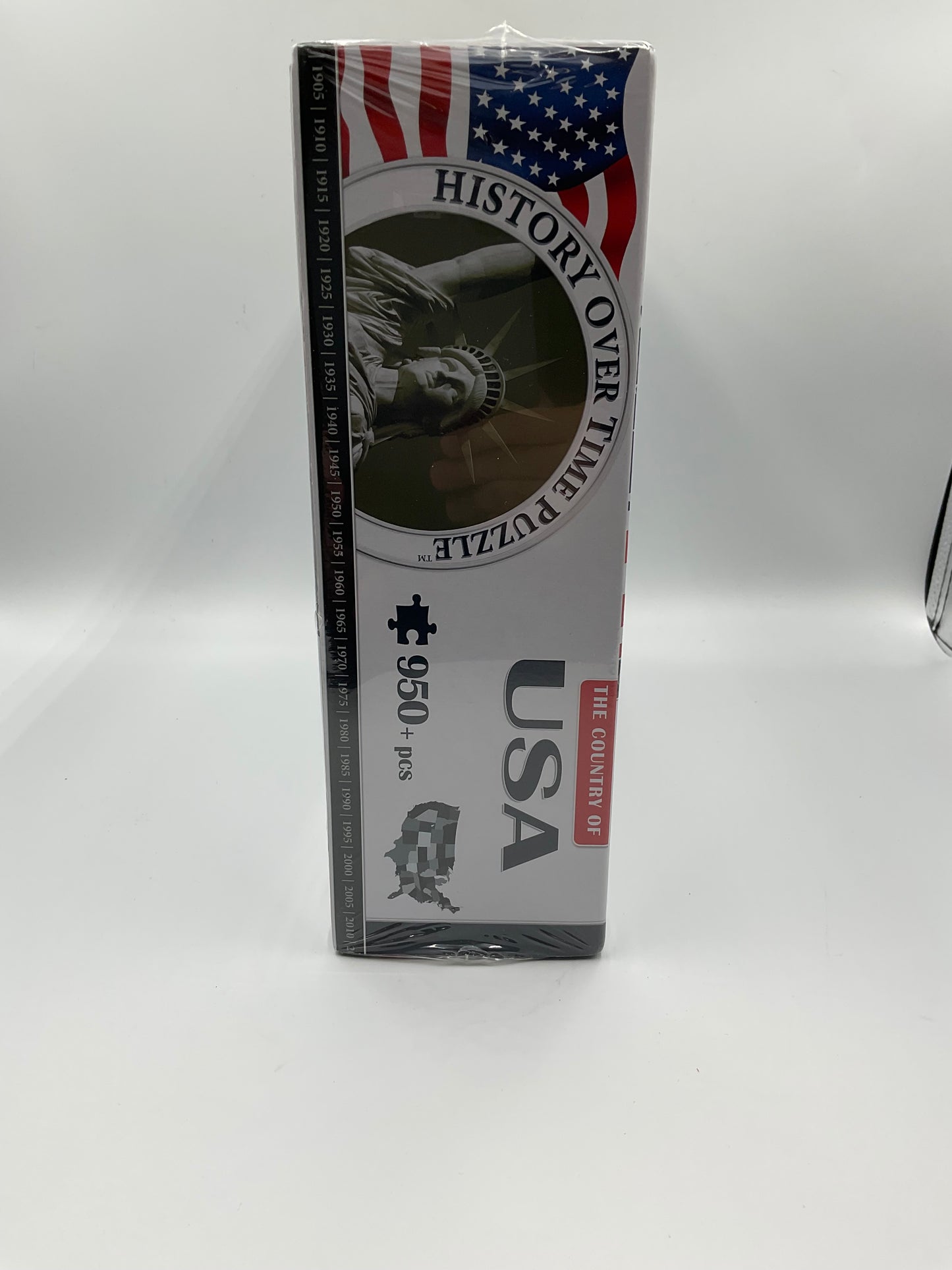 4D Cityscape Jigsaw Puzzle - USA History Over TIme Puzzle 3 Layers 950pc