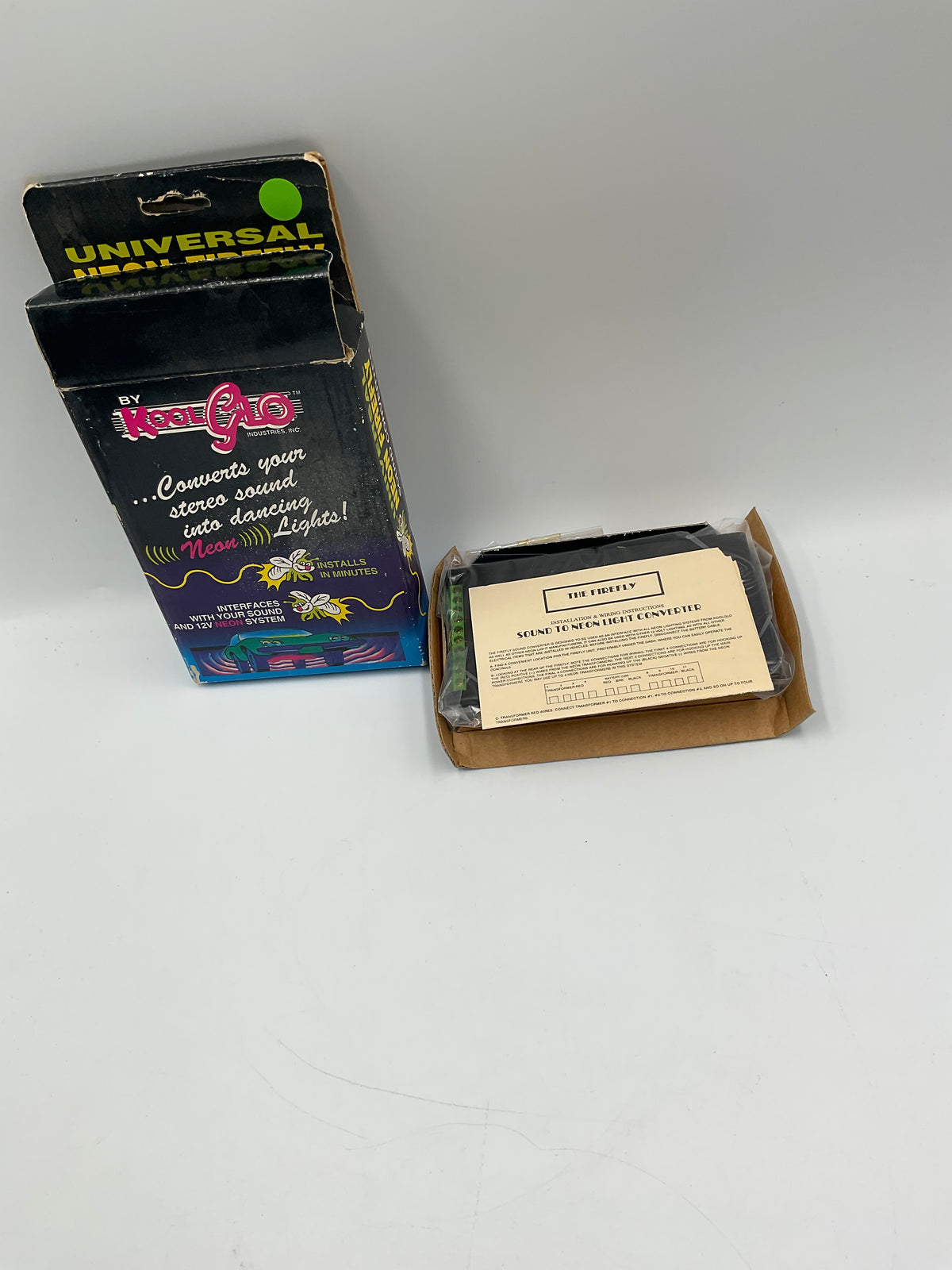 Vintage Kool Glo Universal Neon Firefly