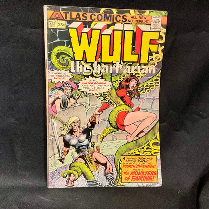 Wulf The Barbarian Vintage Comic ISSUE NO.2 April 1975