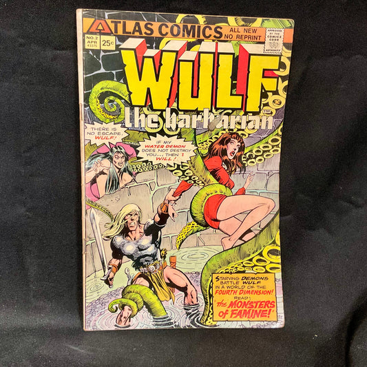 Wulf The Barbarian Vintage Comic ISSUE NO.2 April 1975
