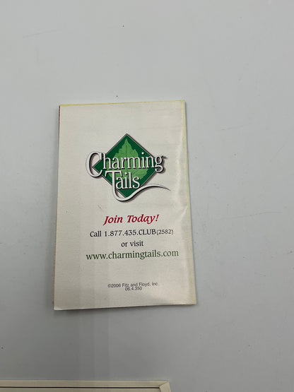 Collectible figurine kit from the Charming Tails collection by Fitz and Floyd