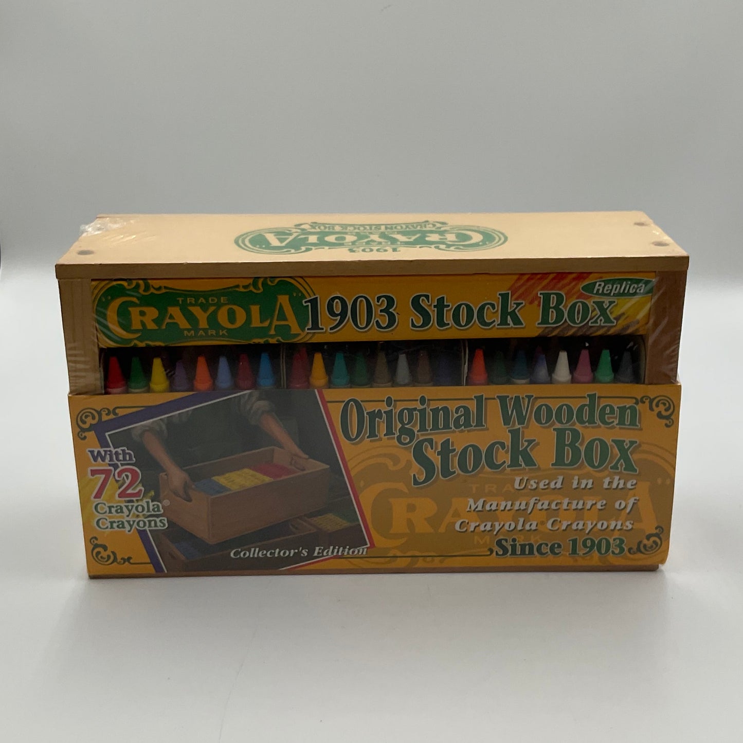 Vintage 1997 Edition Crayola 1903 Stock Box With 72 Crayons New Unopened