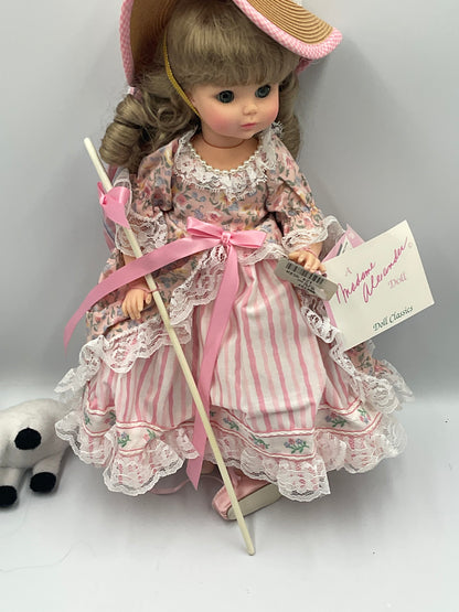 Madame Alexander 14 Inch Little Bo Peep Doll Classics w/ Tag , Parasol and Lamb