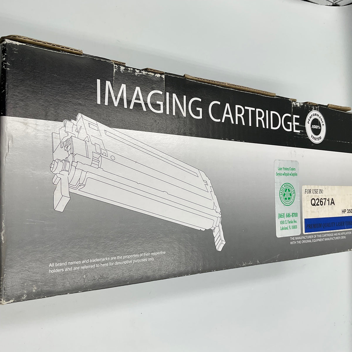 Premium Quality Laser Toner Printer Imaging Cartridge Blue Cyan Q2671A HP3500