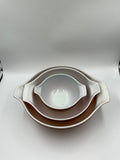 Vintage Pyrex Old Orchard 3 Piece Nesting Mixing Bowl Set