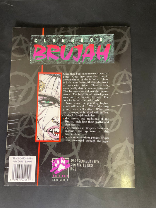 Clanbook Brujah A Sourcebook For Vampire:The Masqerade