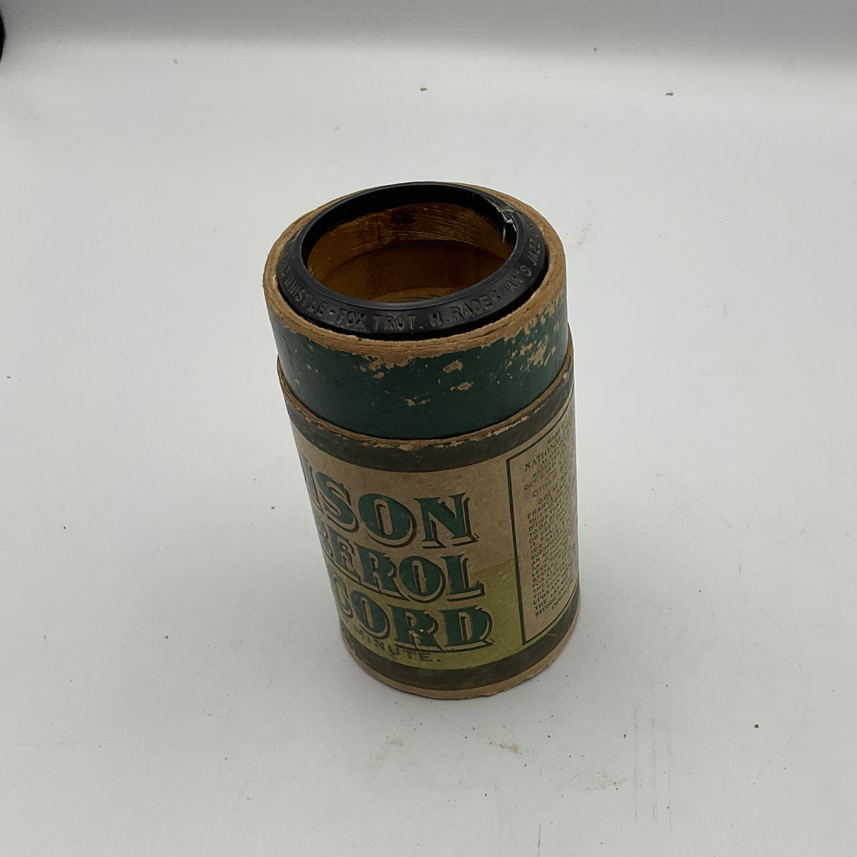 Vintage Edison Amberol Record