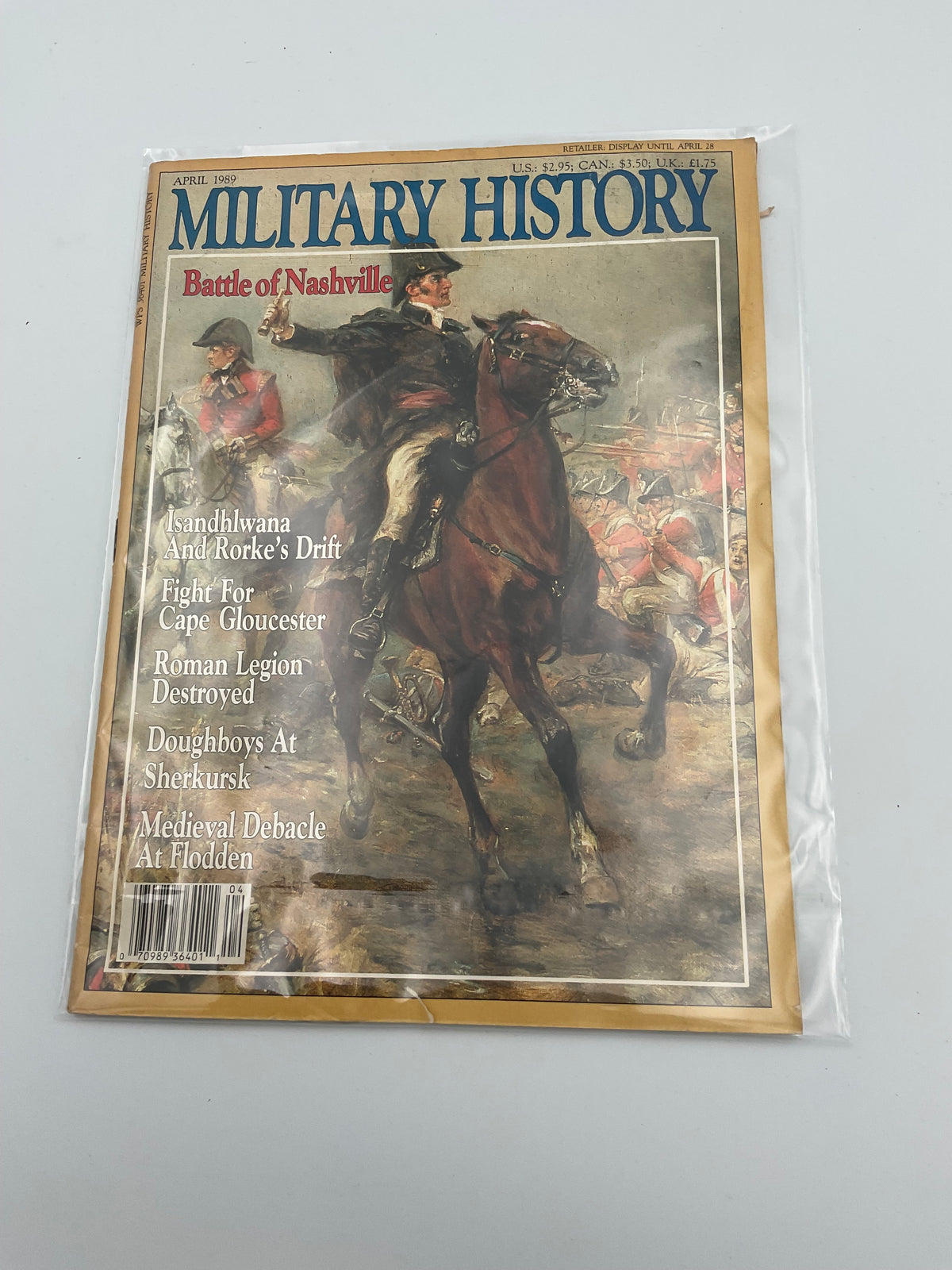 Military History Battle of Nashville Vintage Apr 1989