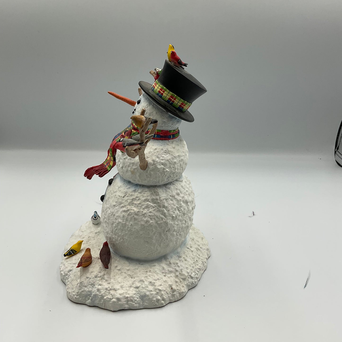 Lenox Feathered Friends Snowman & Birds Lynn Bywaters Figurine